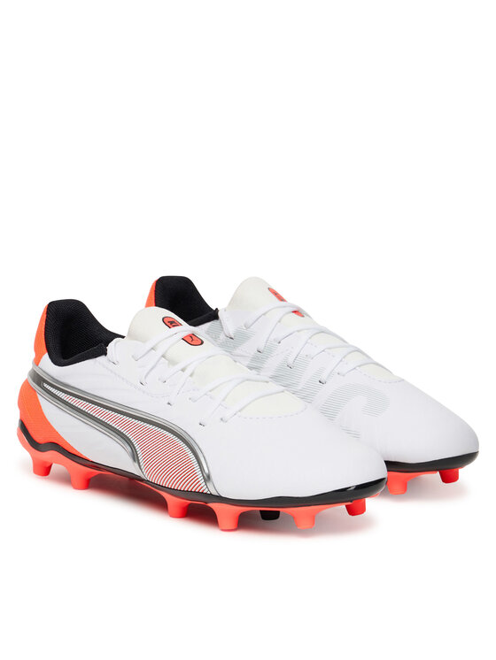 Puma Обувки за футбол Puma King Match Fg/Ag Jr 108837 01 Бял