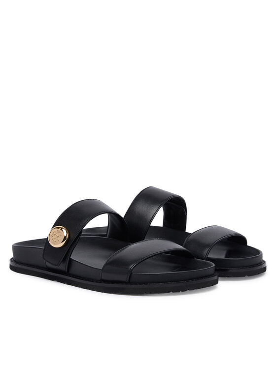 Tory Burch Шльопанці Tory Burch Romy Sport 183278 Чорний