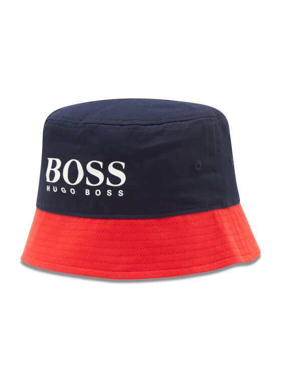 BOSS Klobouk bucket hat Boss J21233 Tmavomodrá