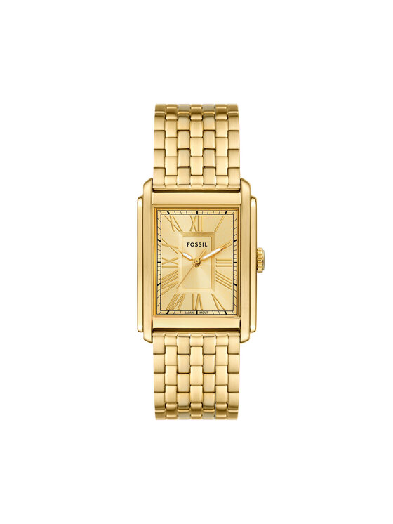 Fossil Pulkstenis Fossil Carraway FS6009 Zelta