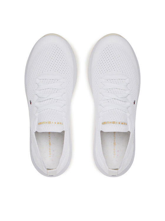 Tommy Hilfiger Superge Tommy Hilfiger Th Knit Runner FW0FW08813 Bela