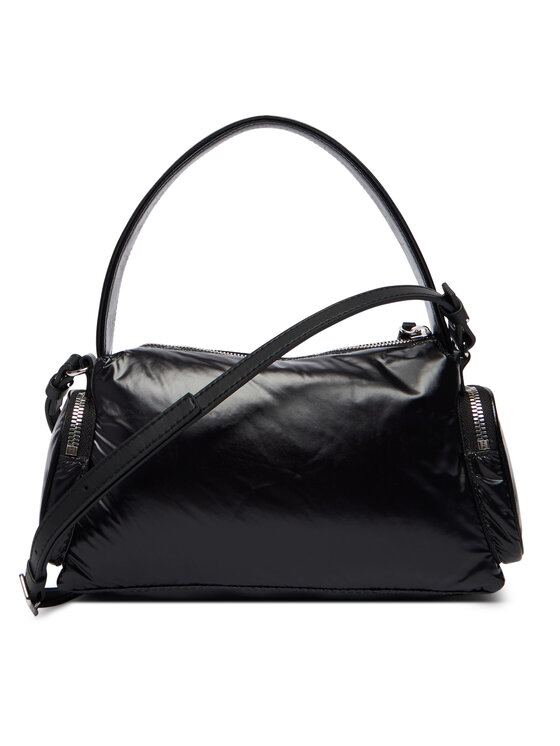 Calvin Klein Torebka Calvin Klein Pocket Shiny Nylon Small Bag LV04F3405G Czarny