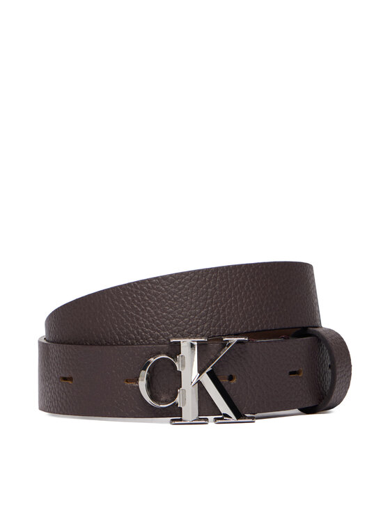 Calvin Klein Cintura da donna Calvin Klein Facet Ck Buckle Pebble LV04F7060G Marrone