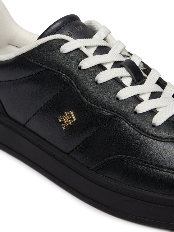 Tommy Hilfiger Tenisice Tommy Hilfiger Th Heritage Shiny Sneaker FW0FW09179 Crna