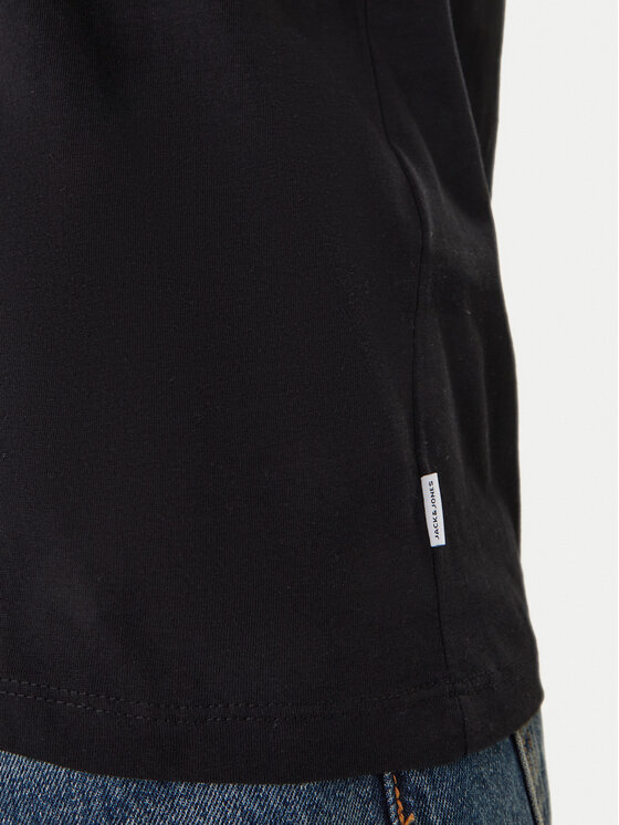 Jack & Jones Jack & Jones Футболка Orrganic Basic 12156101 Чорний Slim Fit