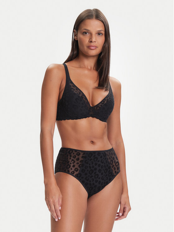 Chantelle Chantelle Braguitas clásicas de talle alto Pulp Girls C22XC5 Negro