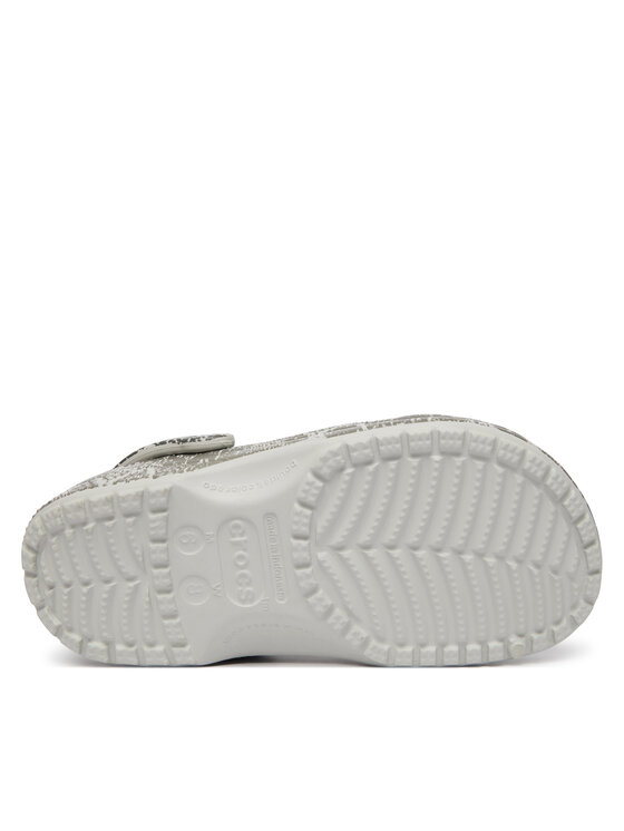 Crocs Шльопанці Crocs Classic Pop Animal Clogs 214153 Сірий