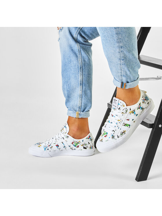 adidas Tenisice adidas Nizza X Disney Sport Goofy FW0645 Bijela