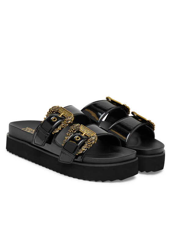 Versace Jeans Couture Шльопанці Versace Jeans Couture 80VA3SM1 ZS190 899 Чорний