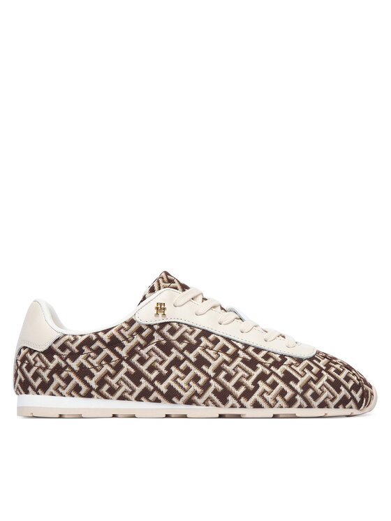 Tommy Hilfiger Sportcipők Tommy Hilfiger Bella Monogram Sneaker FW0FW09523 Barna