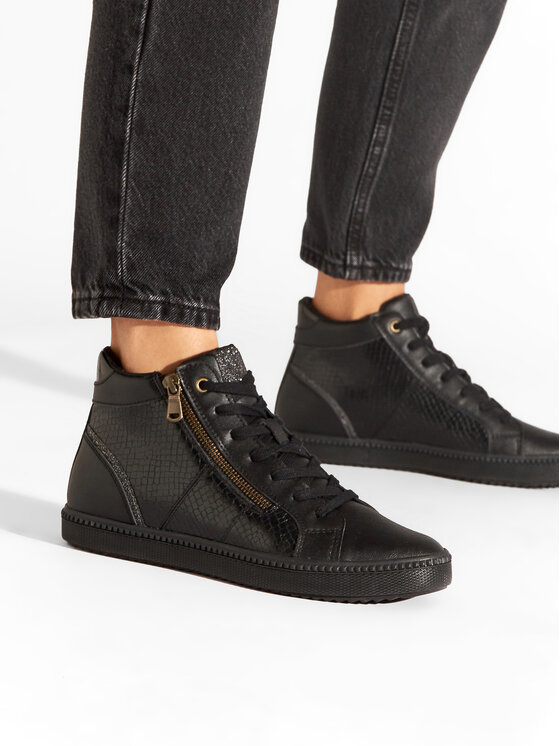 Geox Sneakersy Geox D Blomiee B D166HB 00454 C9999 Černá