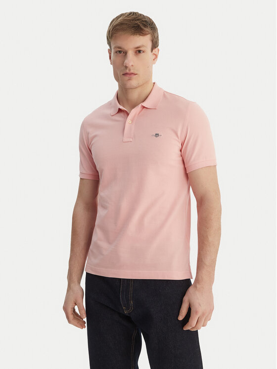 Gant Gant Polo Shield 2220 Rosa Slim Fit