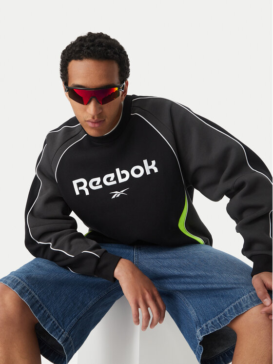 Reebok Reebok Pulóver Tomasz RK25746CCM Fekete Regular Fit