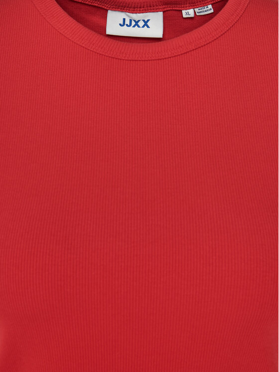 JJXX JJXX Camiseta Florie 12217164 Rojo Slim Fit