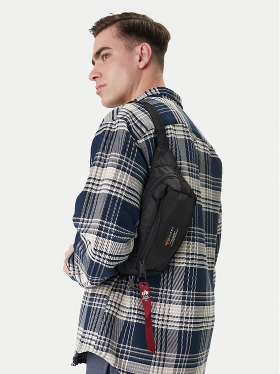 Alpha Industries Τσαντάκι Μέσης﻿ Alpha Industries Crew Waist Bag 196923 Μαύρο
