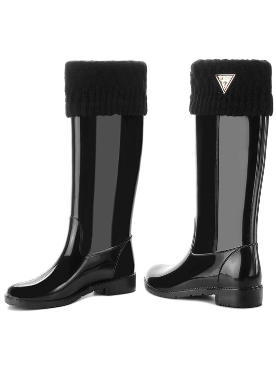 Guess Cizme de cauciuc Guess FLRBE3 RUB11 Negru