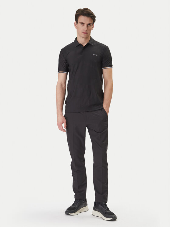 BOSS BOSS Polo Chip Hexa 50554561 Negro Regular Fit
