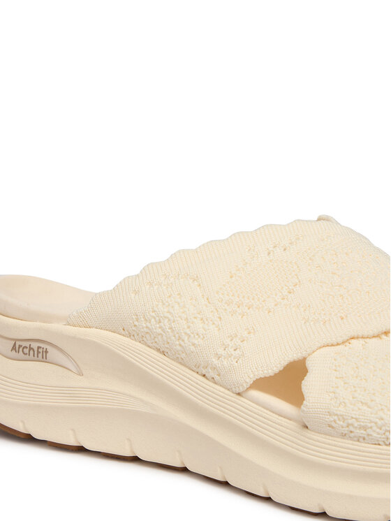 Skechers Klapki Skechers Arch Fit 2.0 164079/OFWT Beżowy