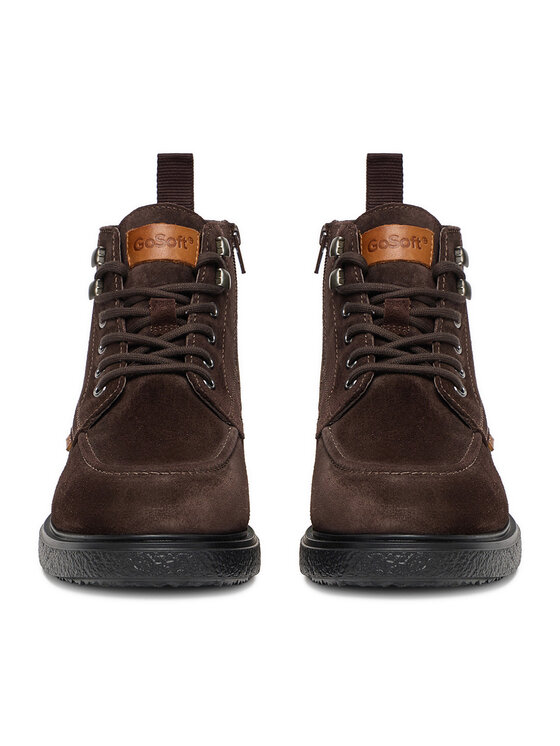 Go Soft Šnurovacia obuv Go Soft CEO-GRIGGS-03 MI08 Hnedá