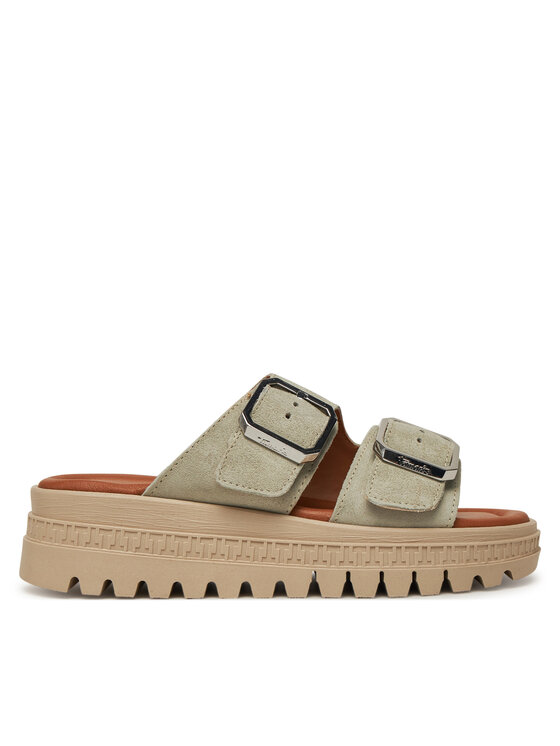 Tamaris Klapki Tamaris 1-27202-44 Zielony