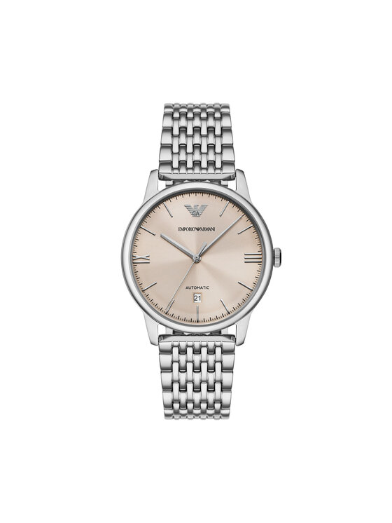 Emporio Armani Годинник Emporio Armani Mesh Automatic AR60082 Срібний