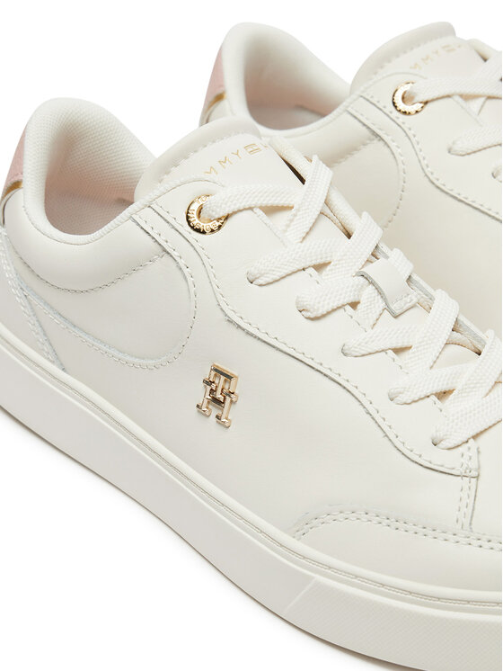 Tommy Hilfiger Sneakers Tommy Hilfiger Essential Chic Court Sneaker FW0FW08322 Alb