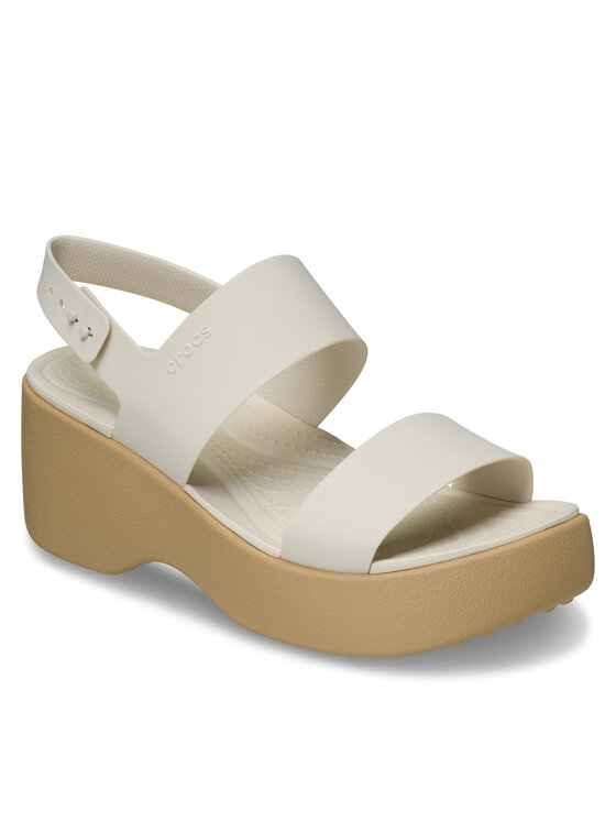 Crocs Босоніжки Crocs Brooklyn Sky Sandal 212250 Бежевий