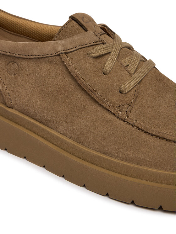 Clarks Туфлі Clarks Polden Moc 26186452 Бежевий