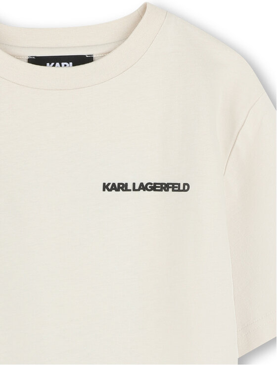 Karl Lagerfeld Kids Karl Lagerfeld Kids T-Shirt Z30440 D Λευκό Regular Fit