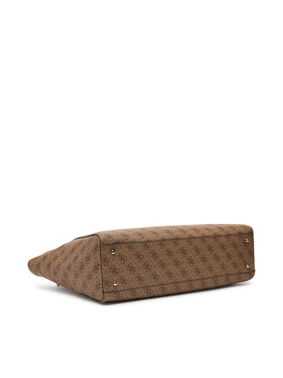 Guess Ročna torba Guess Marissa Logo HWSG24 82240 Svetlo rjava