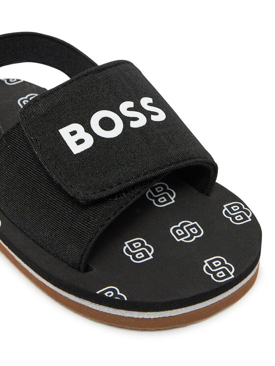 BOSS Sandály BOSS J52156 S Černá