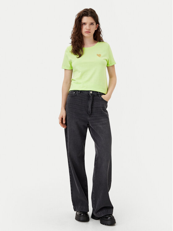 ONLY ONLY Футболка Kita 15244714 Зелений Regular Fit