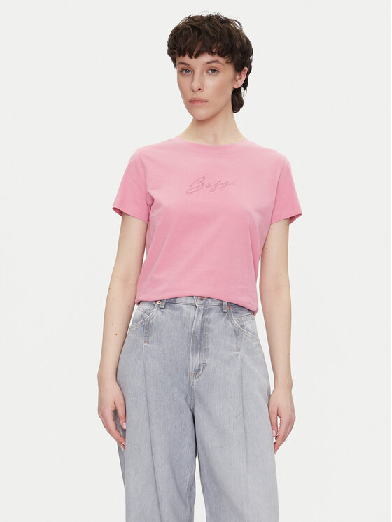 BOSS BOSS Majica C_Esogo_2 50538826 Roza Regular Fit