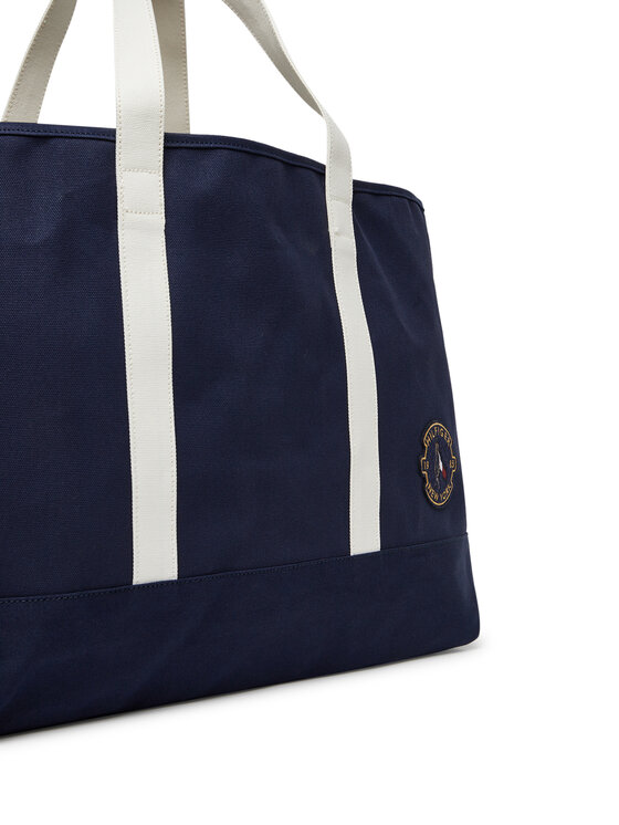 Tommy Hilfiger Ročna torba Tommy Hilfiger Th Summer Tote AM0AM13557 Mornarsko modra
