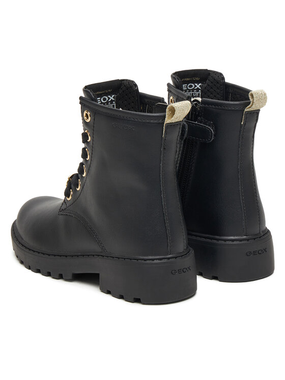 Geox Čižmy Geox J Casey J5620B 000BC C9999 S Čierna