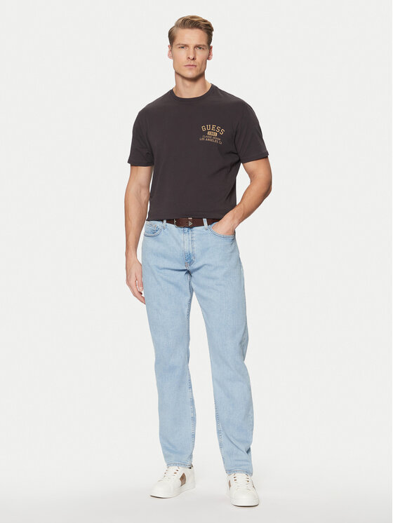 Guess Guess Футболка M5RI86 K9RM1 Чорний Regular Fit