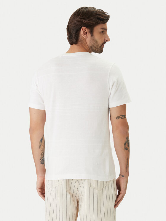Guess Jeans Guess Jeans Camiseta M6GIZ3 KE942 Écru Regular Fit