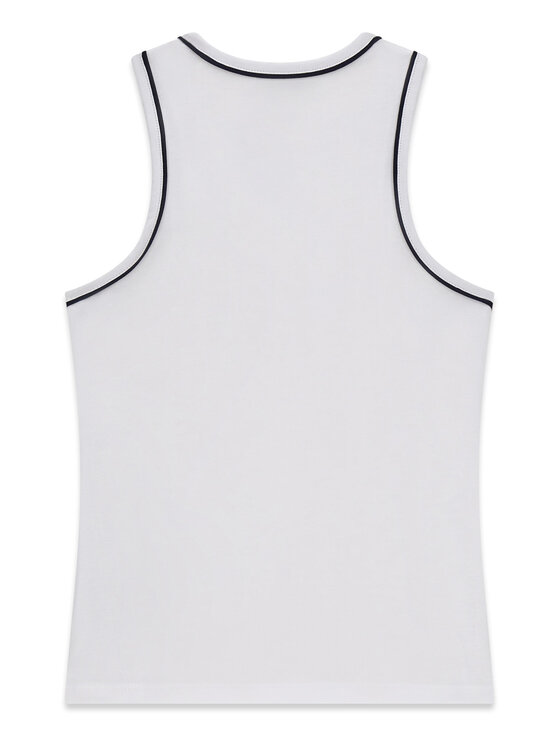 Guess Guess Top J6GI11 K6YW4 Blanco Regular Fit