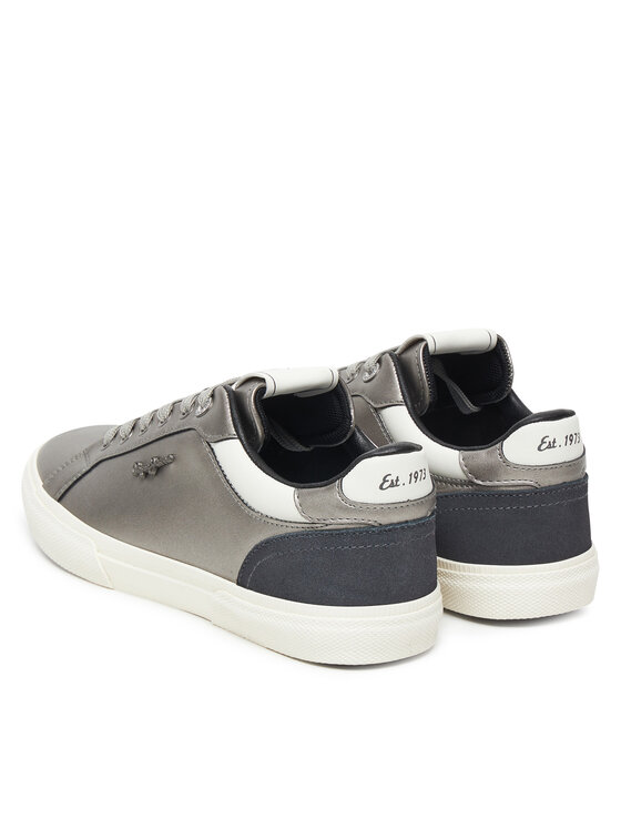 Pepe Jeans Sneakers Pepe Jeans Kenton Glam W PLS300005 Argintiu