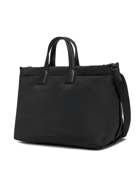 KARL LAGERFELD Ročna torba KARL LAGERFELD A1W30206 Črna
