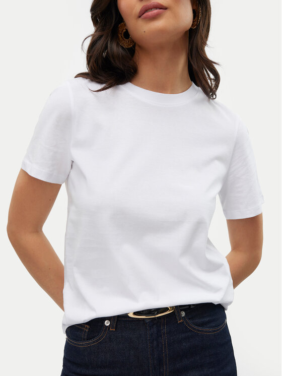 Vero Moda Vero Moda Футболка Paulina 10316991 Білий Regular Fit