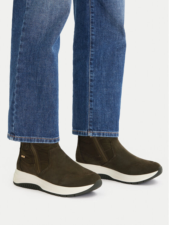 Caprice Botki Caprice 9-26400-45 Khaki