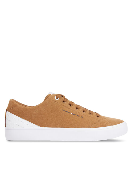Tommy Hilfiger Sportcipők Tommy Hilfiger Th Hi Vulc Core Low Suede FM0FM04817 Barna