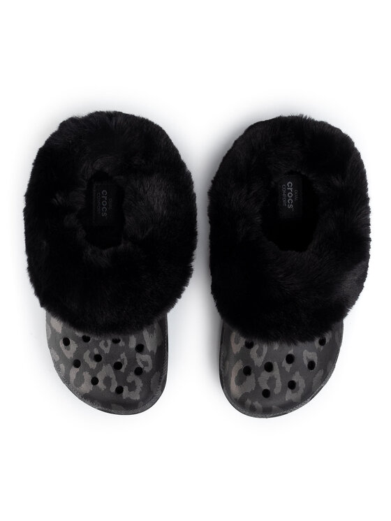 Crocs Bačkory Crocs Classic Mammoth Luxemetallic C 205921 Černá