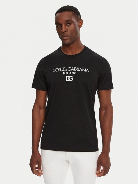Dolce&Gabbana Dolce&Gabbana T-shirt G8PD7Z G7B9X Crna Regular Fit