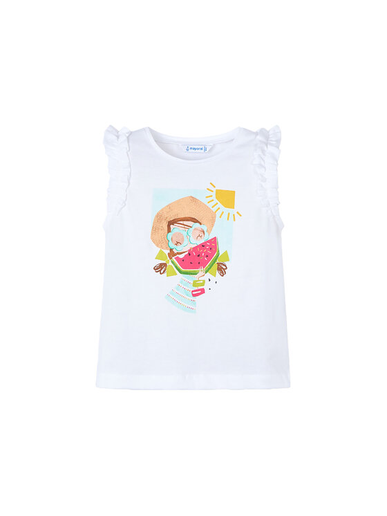 Mayoral Mayoral Топ 3021 Білий Regular Fit