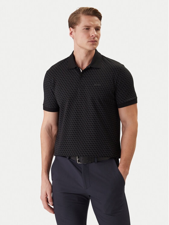 BOSS BOSS Polo 50554591 Negro Regular Fit