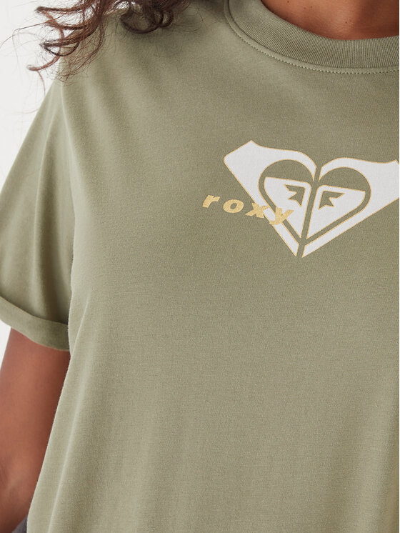 Roxy Roxy Camiseta Oceanregular ERJZT06078 Verde Regular Fit