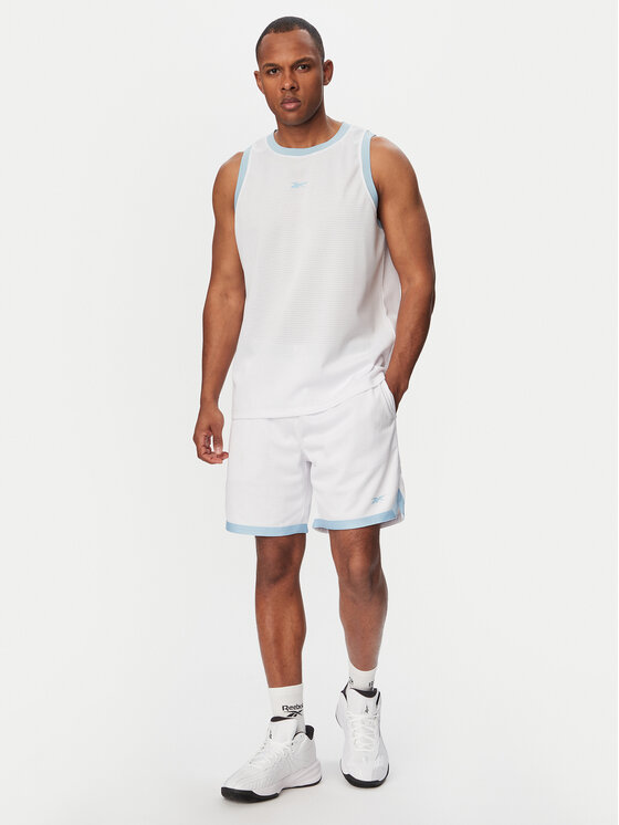 Reebok Reebok Camiseta sin mangas Michał RK25880CCM Blanco Regular Fit