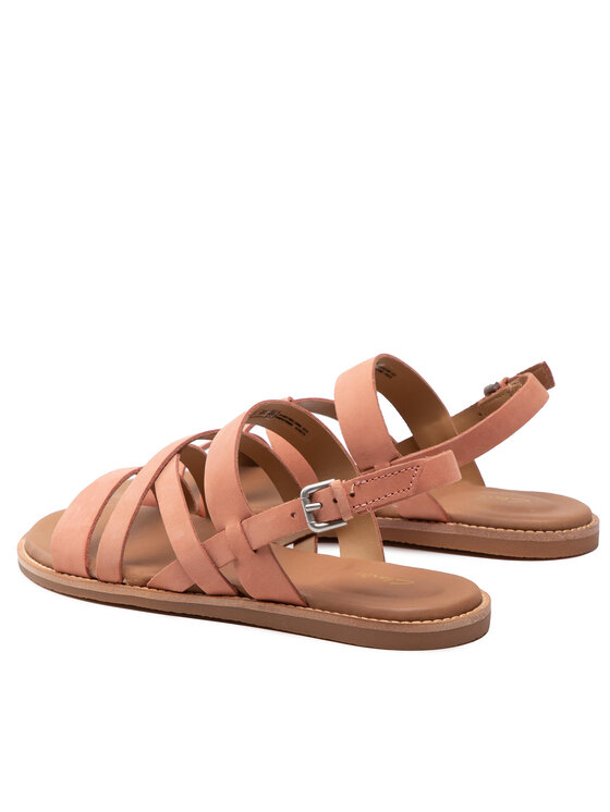 Clarks Sandały Clarks Karsea Sun 261660174 Różowy